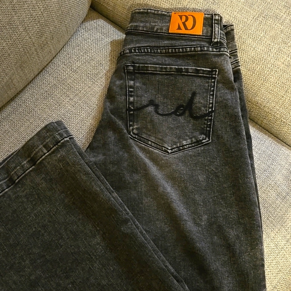 Ranch Dress'n wide leg gray denim medium